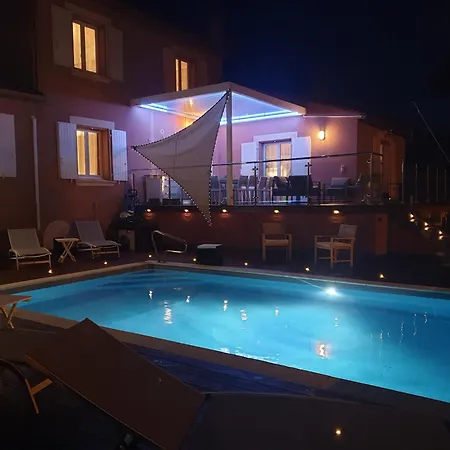 Superbe 5etoiles Presqu'ile De Giens Rita La D'or Vue Piscine 빌라 히에레
