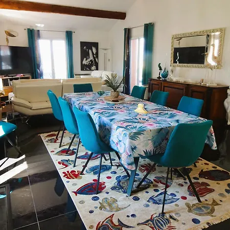 Вілла Superbe 5 Etoiles Presqu'ile De Giens La Madrague Rita La D'or Vue Piscine