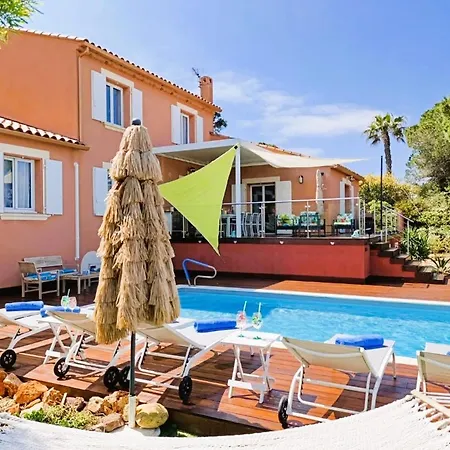 빌라 Superbe 5etoiles Presqu'ile De Giens Rita La D'or Vue Piscine *