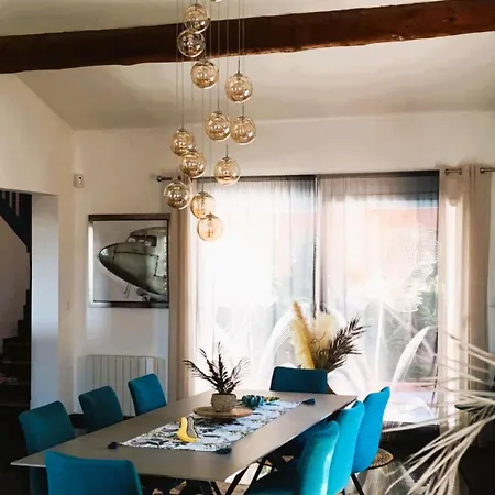 Superbe 5 Etoiles Presqu'ile De Giens La Madrague Rita La D'or Vue Piscine Вілла Єр