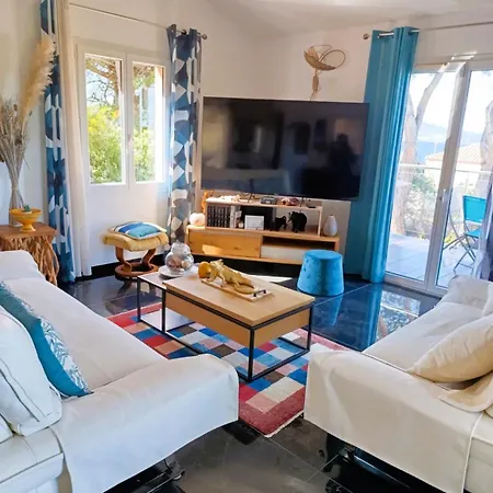 ヴィラ Superbe 5 Etoiles Presqu'ile De Giens La Madrague Rita La D'or Vue Piscine イエール