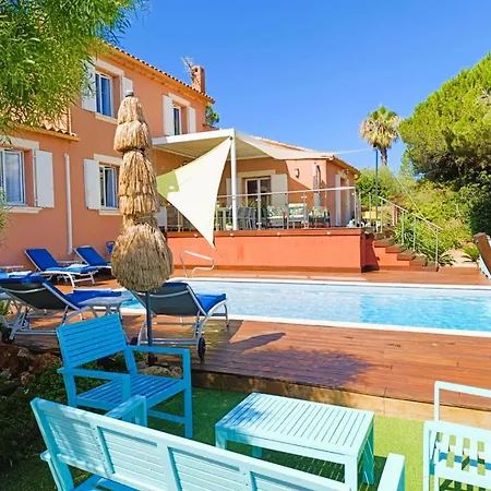 Superbe Villa 5 Etoiles Presqu'Ile De Giens La Madrague Rita La Villa D'Or Vue Mer Piscine * Hyeres