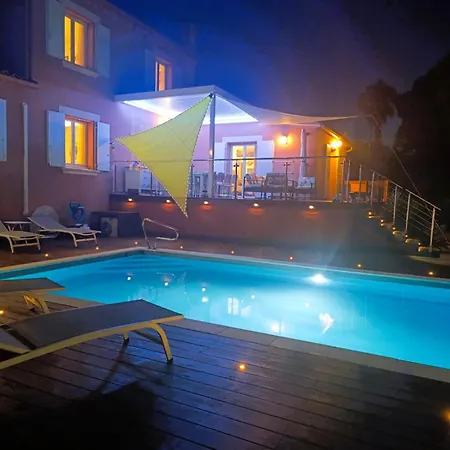 Superbe Villa 5 Etoiles Presqu'Ile De Giens La Madrague Rita La Villa D'Or Vue Mer Piscine *