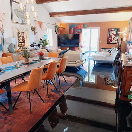 Villa Superbe 5 Etoiles Presqu'ile De Giens La Madrague Rita La D'or Vue Piscine *
