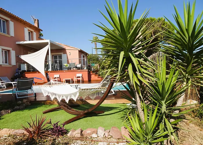 Villa Superbe 5 Etoiles Presqu'ile De Giens La Madrague Rita La D'or Vue Piscine Hyères