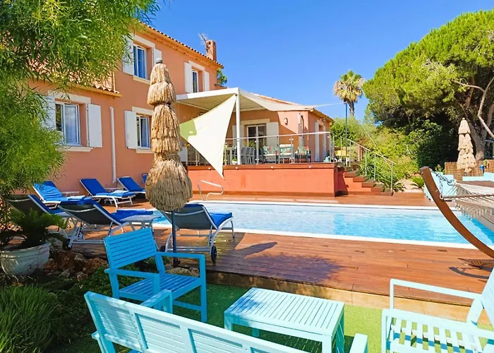 Superbe 5 Etoiles Presqu'ile De Giens La Madrague Rita La D'or Vue Piscine * Hyères