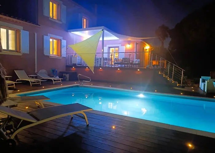 Superbe 5 Etoiles Presqu'ile De Giens La Madrague Rita La D'or Vue Piscine *